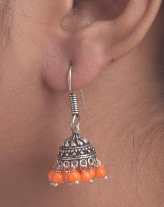 Orange byte Earring